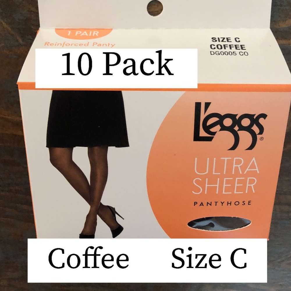 Coffee 10 Pack Pantyhose